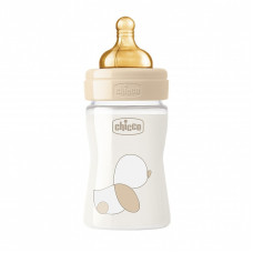 CHICCO Original Touch Pudele 150 ml, stikls, latekss, 27710.30 IZPĀRDOŠANA