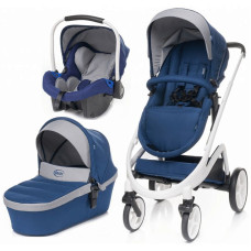 4BABY COSMO universālie rati 3in1 NAVY BLUE