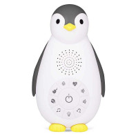ZAZU Zoe Gudrais Pingvīns - naktslampiņa-projektors, pelēks