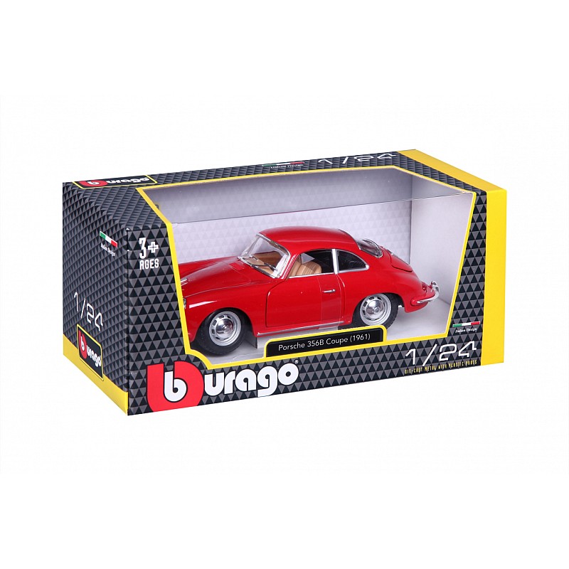 BBURAGO automašīna 1/24 Porsche 356B Coupe 1961, 18-22079