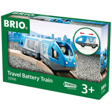 BRIO RAILWAY Travel ar baterijām darbināms vilciens, 33506