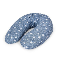 CEBABABY PHYSIO MULTI barošanas pakaviņš 190cm Denim Style Stars blue ATLAIDE