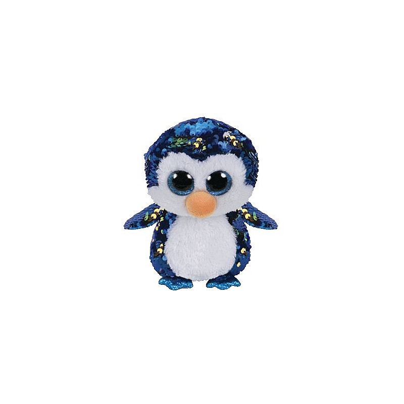 TY Flippables Mīkstā rotaļlieta PAYTON PENGUIN reg 15cm, TY36264