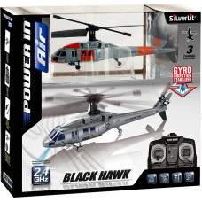 SILVERLIT Radio vadāms helikopters BLACK HAWK, 84506