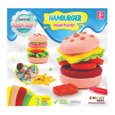 GERARDOS TOYS plastilīna komplekts HAMBURGER 3g+ 56448