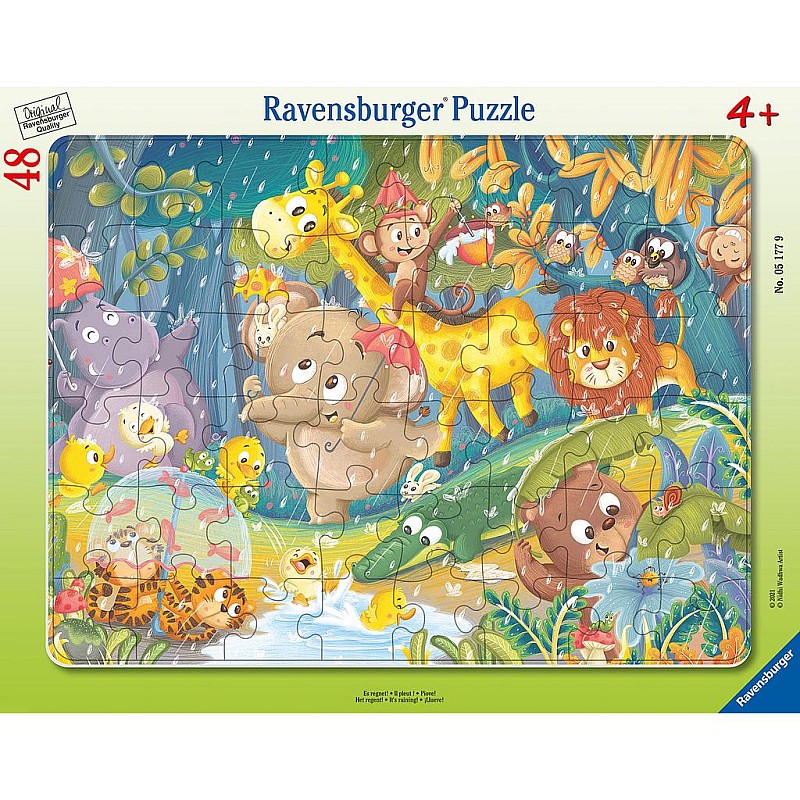 Ravensburger Plakanā puzle It's Raining 48gb. 4+ R 05177