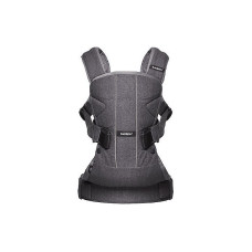 BABYBJORN ONE Cotton Mix ķengursoma - Denim grey/dark grey 098094