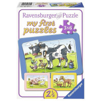 RAVENSBURGER Mana pirmā puzle 3x6 Good Animal Friends R 06571