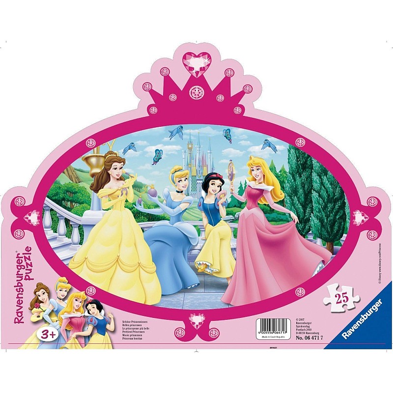 Ravensburger Plakanā puzle Skaistās princeses 25gb. 3+ R 06471