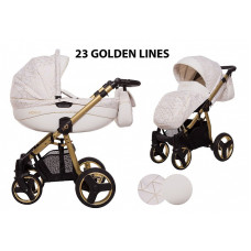 BABYACTIVE MOMMY Gold Universālie rati 2in1, Golden Lines 23