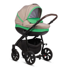 TUTIS NANNI Universālie rati 3in1, 014 GREY-GREEN