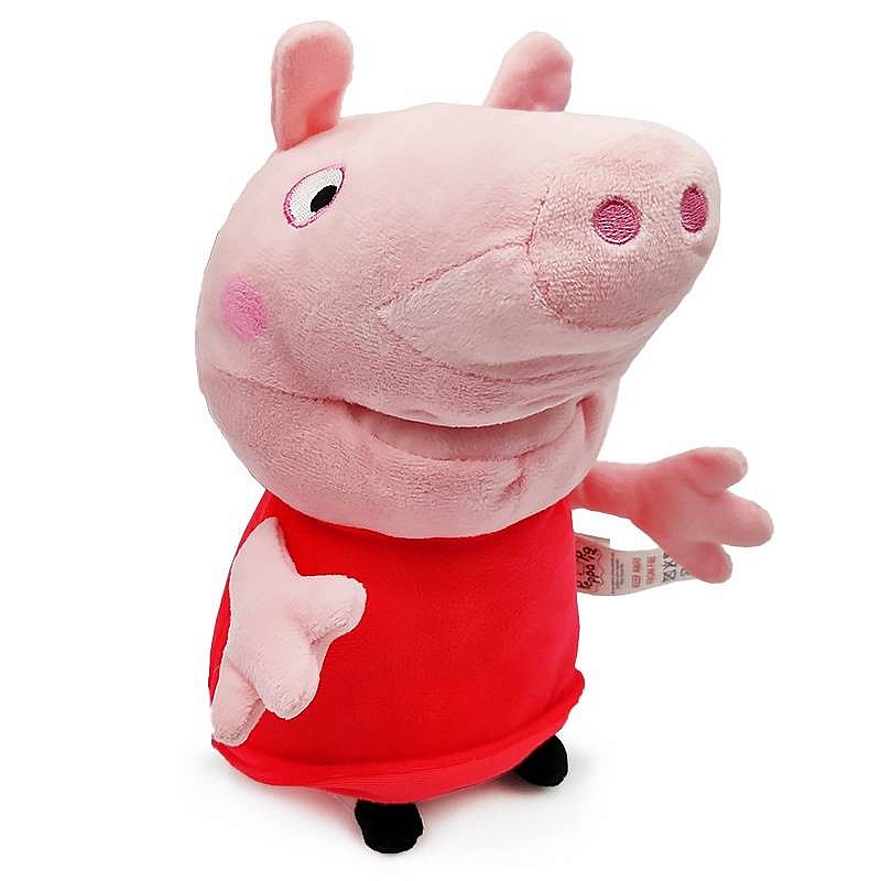 PEPPA PIG mīkstā rotaļlieta ar skaņu 28CM 90570 red