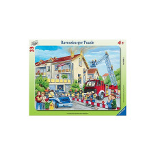 Ravensburger Plakanā puzle Ugunsdzēsēji 39gab., 06393