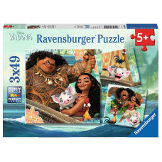 Ravensburger puzle 3X49 VAIANA R 08004