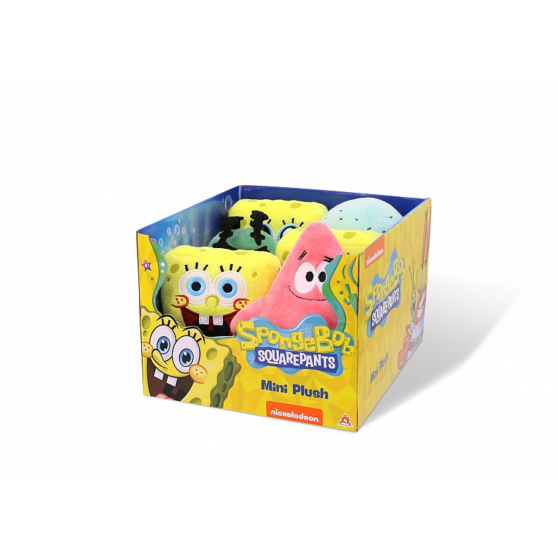 SPONGEBOB SQUAREPANTS Sūklis Bobs, plīša, 15cm