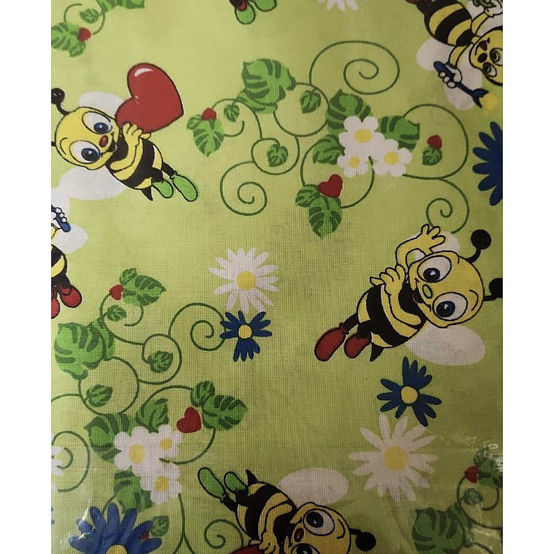 URGA virspalags 140x100cm BEES zaļš IZPĀRDOŠANA