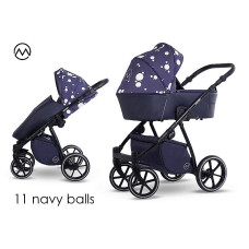 LONEX PAX  Universālie rati 2in1, 11 Navy Balls