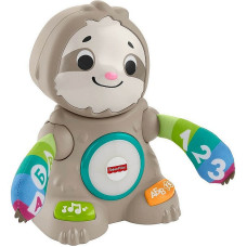 FISHER PRICE LINKANIMALS Attīstošā rotaļlieta ar skaņu Smooth Moves Sloth GXR61 LV