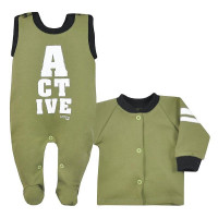 KOALA ACTIVE rāpulis ar jaciņu 56 izmērs, 07-829 zaļš