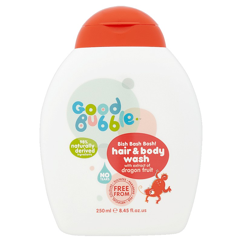 Good Bubble mitrinošs matu un ķermeņa mazgāšanas līdzeklis 2in1 ar pūķa augļu ekstraktu  250 ml DFHBW250
