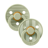 BIBS Studio Colour Māneklis no dabiskā kaučuka Pin Sage Mix  0-6m 2gb.