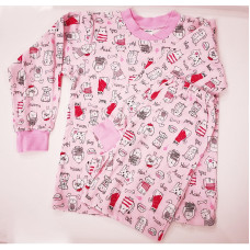 GALATEX siltā bērnu pidžama meitenēm 80 izmērs, 5101