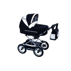 Baby Fashion FANARI Universālie rati 3in1, 103 Black + white