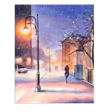 TSVETNOY Dimantu mozaīkas komplekts 40x50cm Evening snowstorm, LG083e