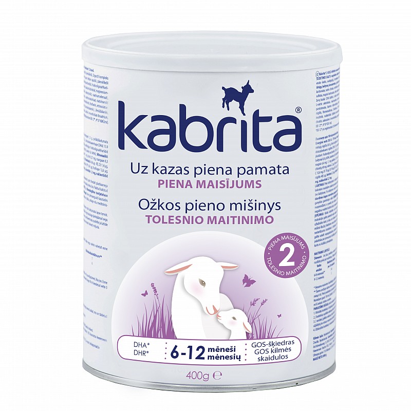 KABRITA 2 GOLD kazas piena maisījums no 6 mēn., 400g., KA12