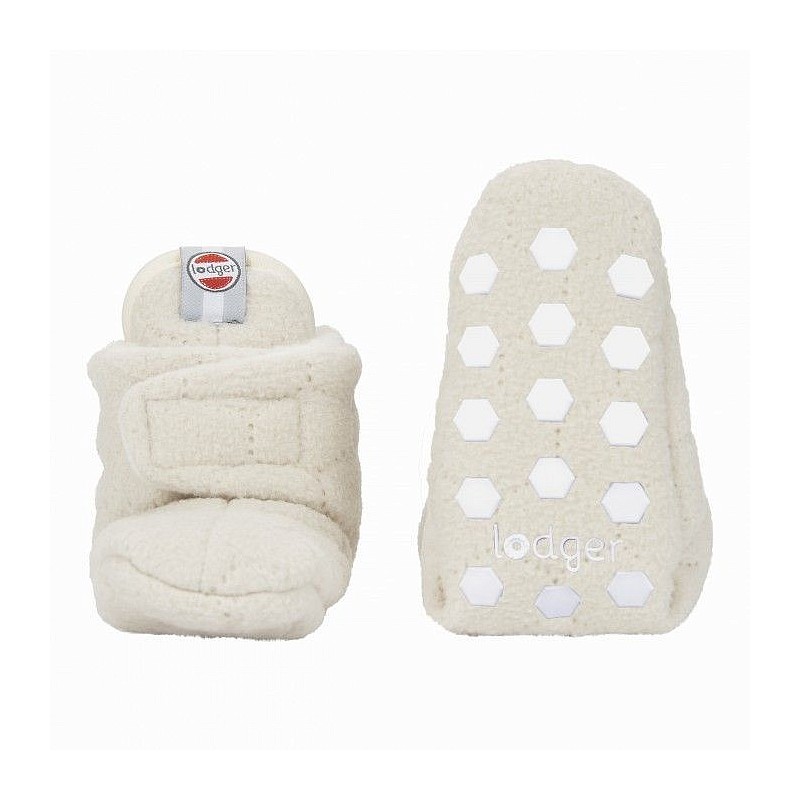 Lodger Slipper Fleece Botanimal čībiņas, Ivory, 12-18, SL 598