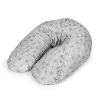 CEBABABY PHYSIO MULTI barošanas pakaviņš 190cm Denim Style Stars grey