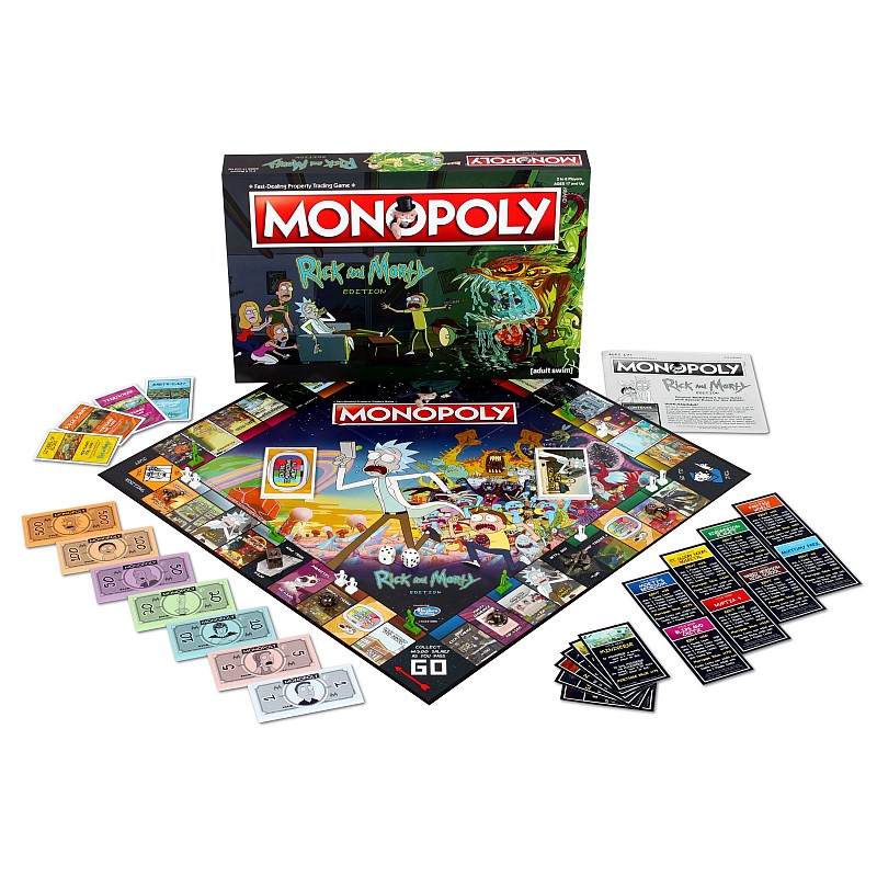 MONOPOLY RICK&MORTY lauamäng (inglise keeles)