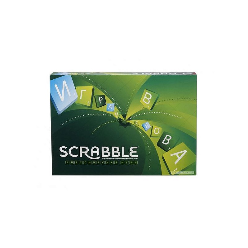 MATTEL Galda spēle Scrabble - vārdu spēle RU, Y9618