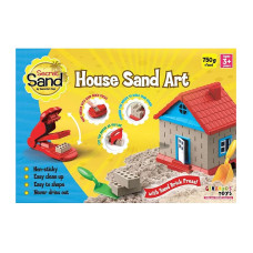 GERARDOS TOYS kinētiskās smiltis House Sand Castle Sand Art 750g 3g+ 56401