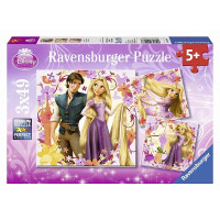 Ravensburger puzle 3X49 Rapunzel R 09298