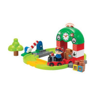 Anek iBuilder konstruktors "Vilciena stacija" 39  elem., 1635SMILY PLAY