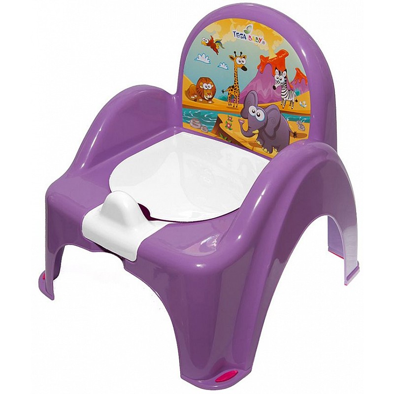 TEGA BABY SAFARI Podiņš-krēsliņš ar vāku, SF-010 purple