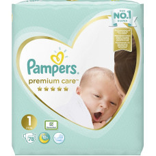 Pampers Premium Care S1, 2-5kg, 78 gab. ATLAIDE