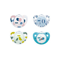 NUK Trendline Adore Ortodontiskas formas silikona māneklis  6-18m. 2gab. SU62 10736138 IZPĀRDOŠANA