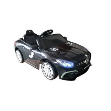 BABY MIX MERCEDES SL63 Bērnu elektromobilis ar tālvadības pulti 2x6V/4Ah, XL8818 melns