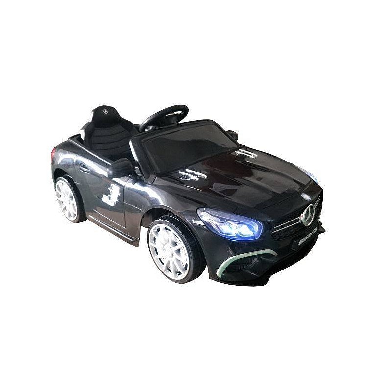 BABY MIX MERCEDES SL63 Bērnu elektromobilis ar tālvadības pulti 2x6V/4Ah, XL8818 melns