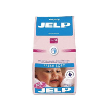 JELP FRESH SOFT Veļas pulveris + mīkstinātājs krāsainām drēbēm, 4kg