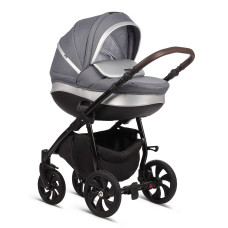 TUTIS NANNI Universālie rati 3in1, 021 DARK GREY