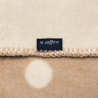 WOMAR DOTS kokvilnas pleds 75x100cm, beige spots with ecru