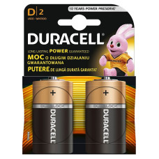 DURACELL Basic Bateriju komplekts D, LR20, 2gb. IZPĀRDOŠANA