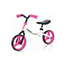 GLOBBER balansa velosipēds Go Bike, balts- neona rozā 610-262