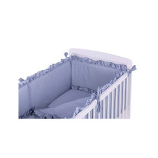 BELISIMA PURE gultas veļas komplekts no 5 daļām 120x90/360cm, P02-0836 blue