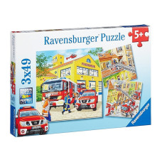 Ravensburger puzle 3X49 Fire Brigade R 09401