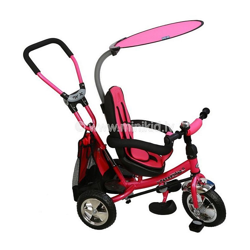 BABY MIX Bērnu trīsritenis SAFARI 360 WS-611 - PINK