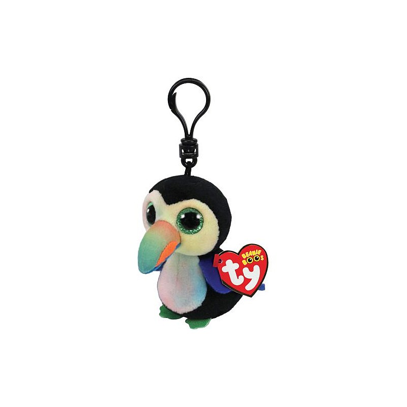 TY Beanie Boos Mīkstā rotaļlieta - piekariņš TOUCAN BIRD 8cm, TY36565 IZPĀRDOŠANA